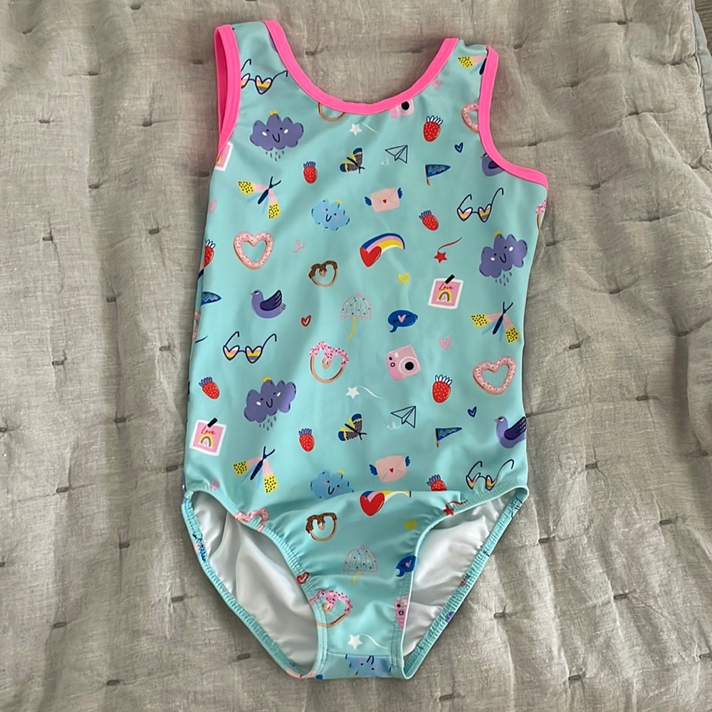 Destira gymnastics leotard, size medium